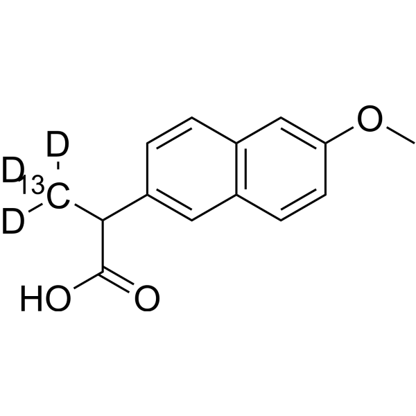 (±)-Naproxen-13C,d3-1 1216704-11-8
